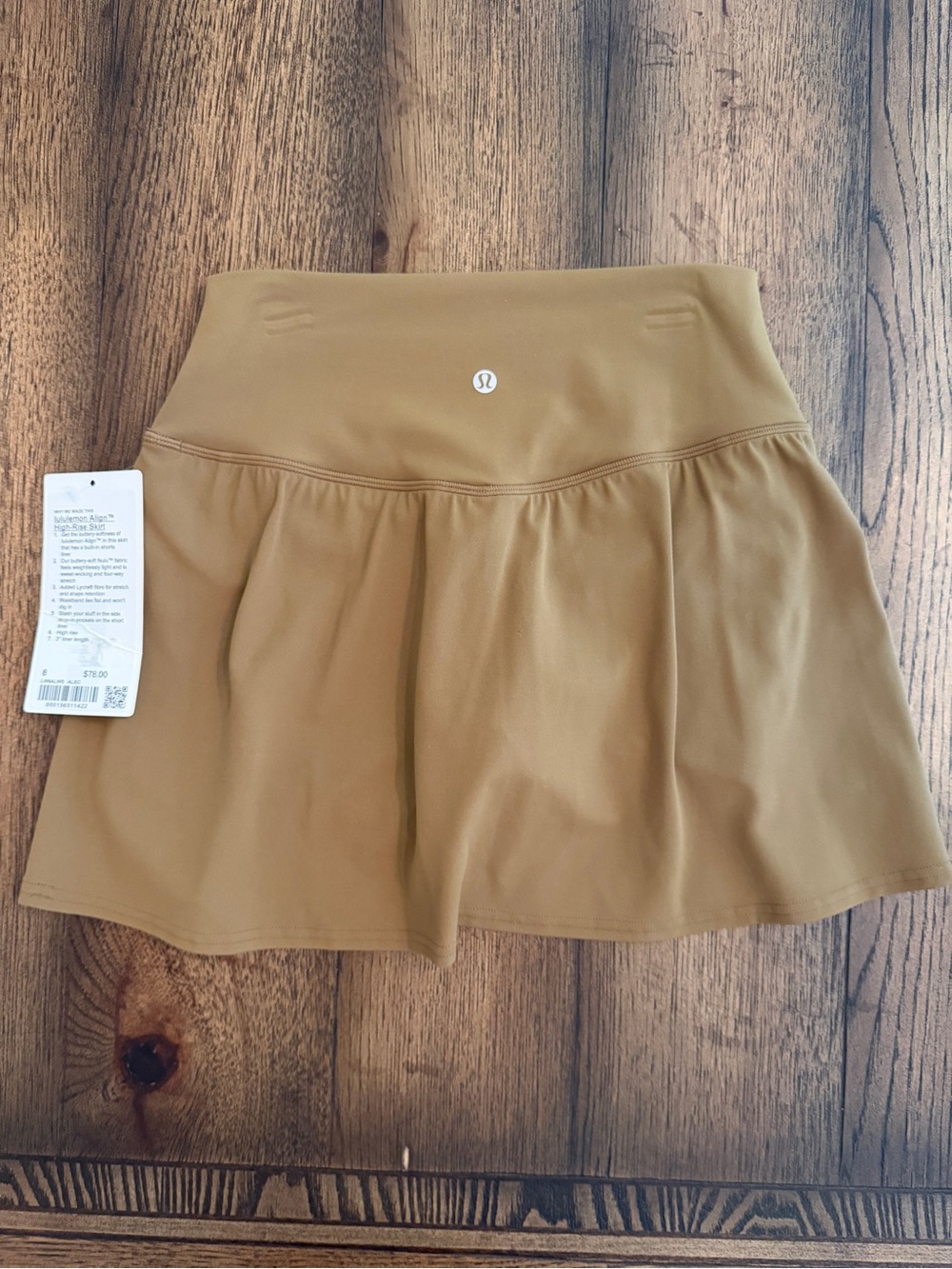 lululemon athletica Align High Rise All Spice Skirt Women’s size 8 Nulu Fabric